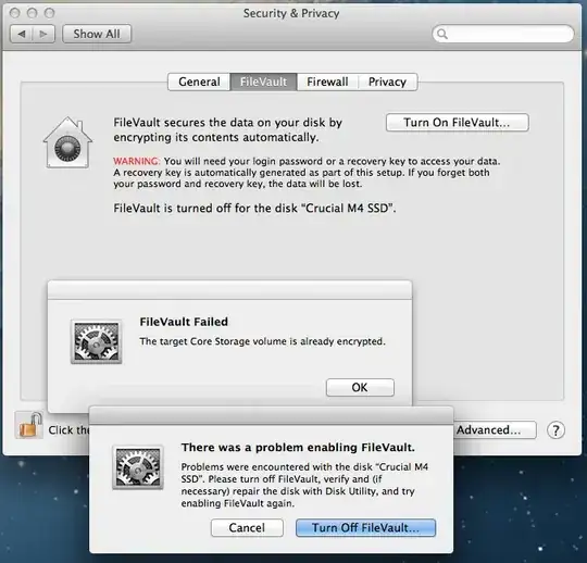 FileVault Errors