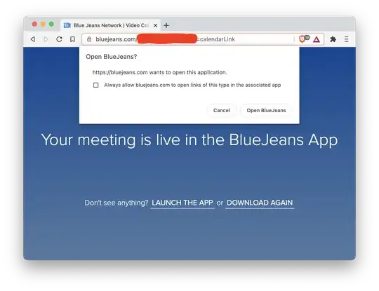 Prompt to open link in corresponding app in brave