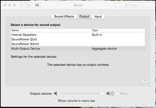 Sys. Prefs. Sound settings