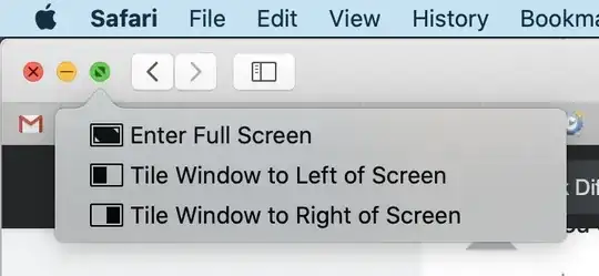 move a window to a side of a screen