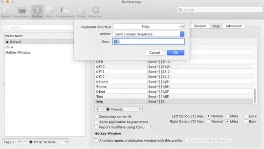 Remaping Insert in iTerm2