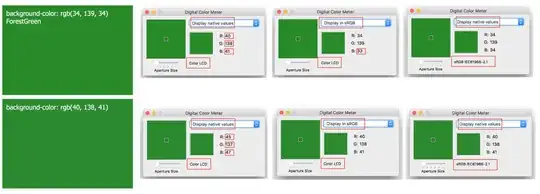 Digital Color Meter example