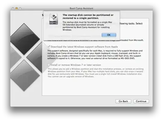 Boot Camp Assistant failing because I don't have a single partition