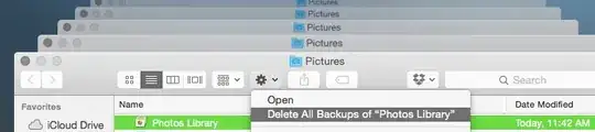 Delete All Backups of "Photos Library"