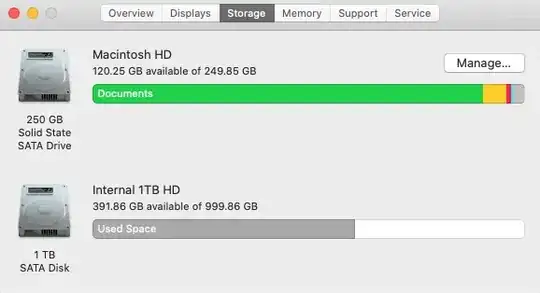 About This Mac - Storage