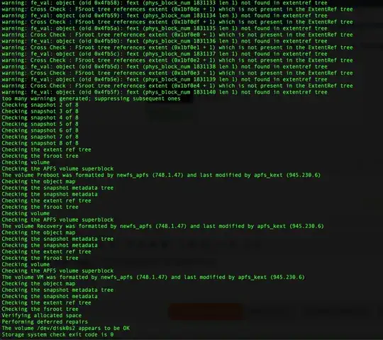 diskutil verifyVolume disk1 -part 2