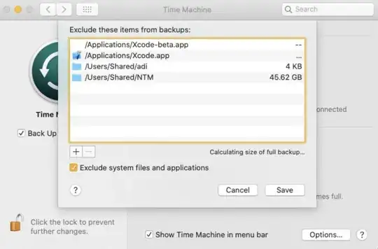 Exclude system files and applications