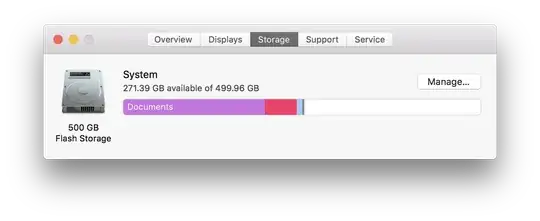 Screenshot of About this Mac