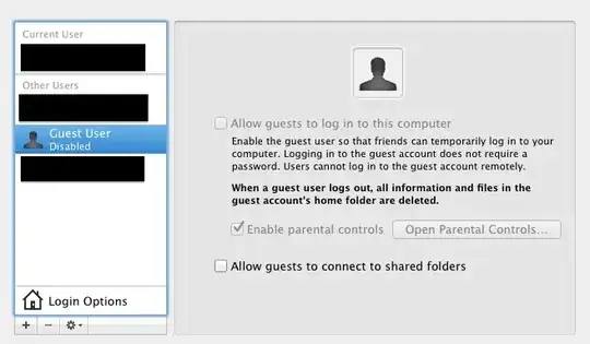 Guest User Disable screenshot