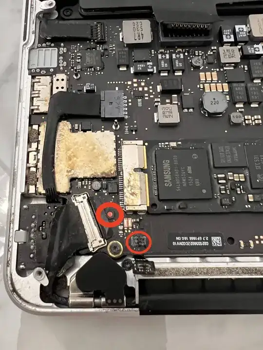 bottom cover removed