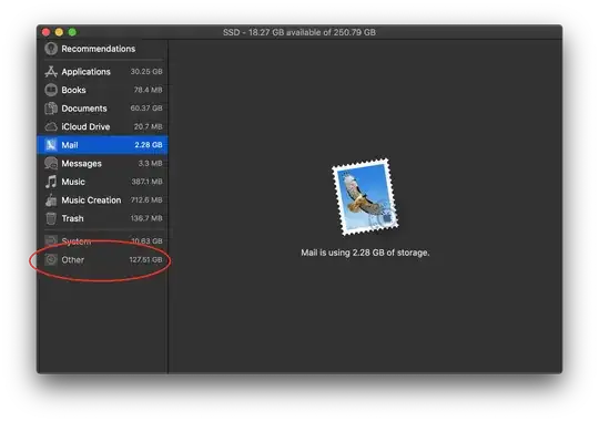 Storage management windows