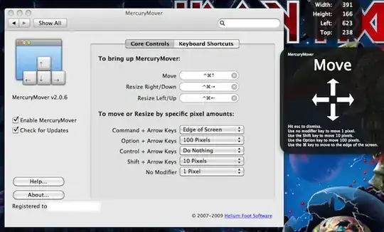 Mercury Mover pop-up window & pref pane