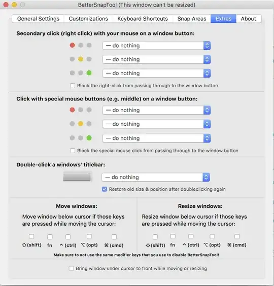 BetterSnapTool preferences