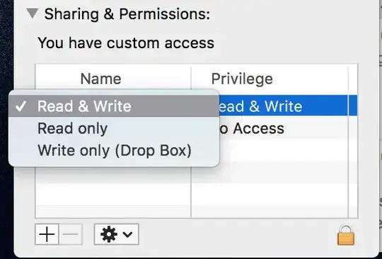 Screenshot of folder Info