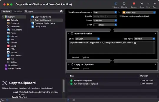 Quick Action in Automator