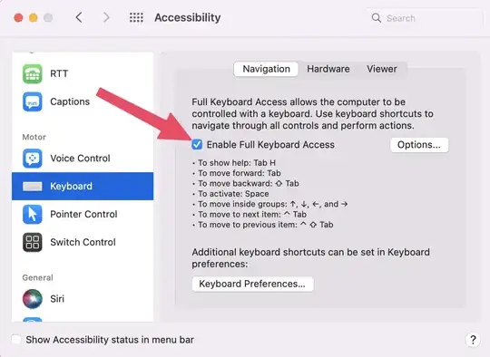 Screenshot of the Accessibility Keyboard preferences Screenshot of the Accessibility Keyboard preferences