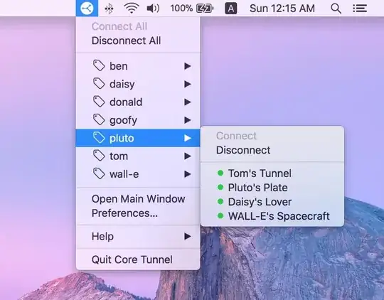 Core Tunnel - Status Item