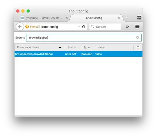 screenshot of about:config