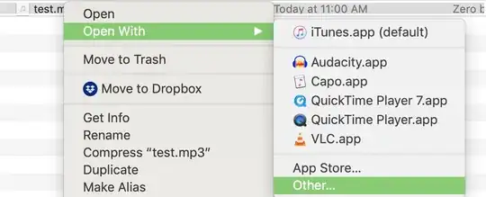 Open With > Other... selected