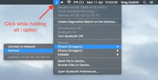 Screenshot showing where and how to click