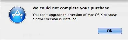 You can’t upgrade this version of Mac OS X ...