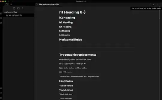 Screenshot of preview page