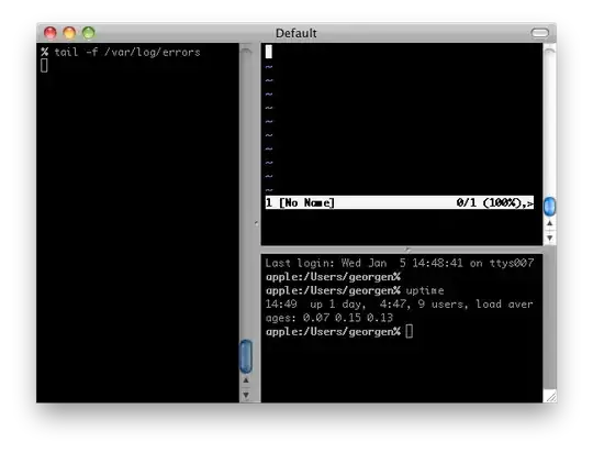 Split panes in iTerm 2
