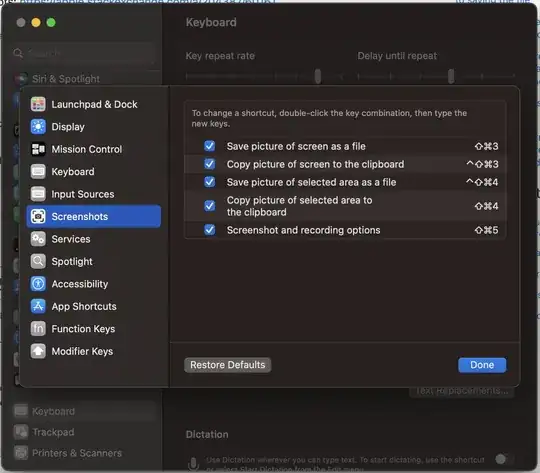 screenshot taken by keyboard shortcut
