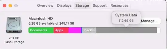 Apple Storage view