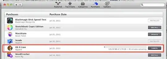 _OS X Lion_ in the purchased list