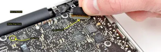 A1278 MacBook Pro 2011 Power Pad Location