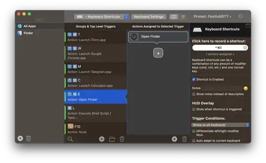 open Finder with BTT
