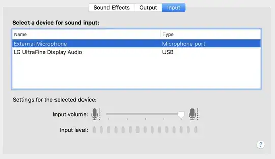 sound settings