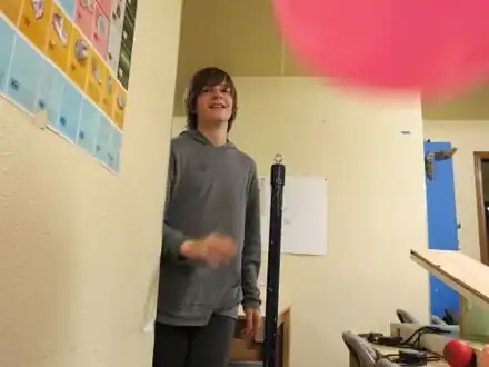 The Balloon Rocket is an apparatus that demonstrates Newton's Third Law of Motion, which states that for every action there is an equal and opposite reaction.