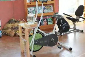 Bike Rodeo bicycle blenderA kid's bike blender for Rio Dell Community Resource Center