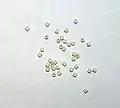 Ceramic beads used for insulation