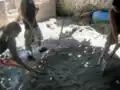 Fig 1: Make mixto dish, mix in cement with water