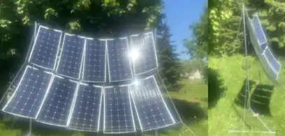 Low-cost pole and wire photovoltaic racking