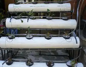 Soil-less Growing SystemA system that would grow food for the occupants of the barge without the presence of soil