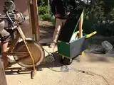 CCAT bike powered toolsBike that supplies electricity for power tools