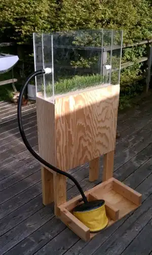 Pump Powered Dune Movement SimulatorInteractive sand dune model