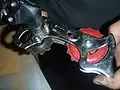 Figure 5-9: Bicycle derailleur with large red pulley