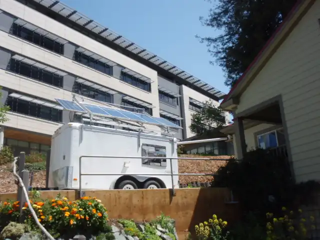 The MEOW parked in the driveway at CCAT