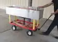 Figure 9: Client transporting SmartCart over uneven pavement