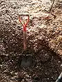 Fig. 4: Shovel in the hole