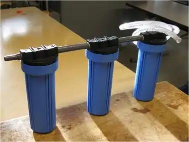 Filter Commander 9000A water filtration system to make drinkable water from rainwater catchment