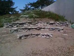 The Sandy CoveAmphitheater constructed of urbanite