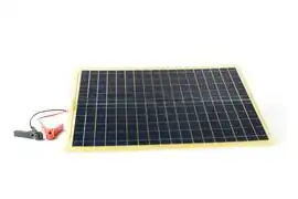 Two 12 volt 20 watt solar panels