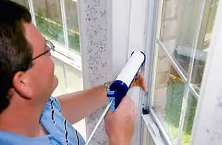 Window caulking
