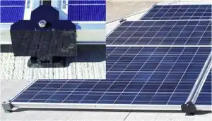 Total U.S. cost evaluation of low-weight tension-based photovoltaic flat-roof mounted racking